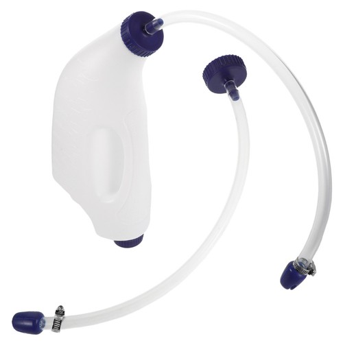 White calf bottle feeder - white,