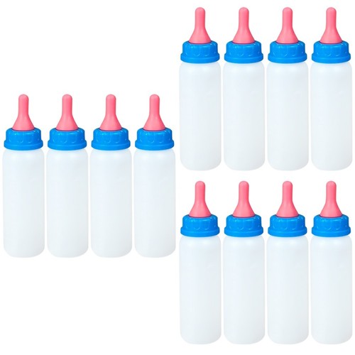 12pcs white calf - white, bottle