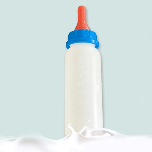 White durable calf milk bottle - durable,