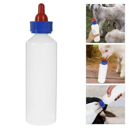 Animal feeding bottle - animal, white
