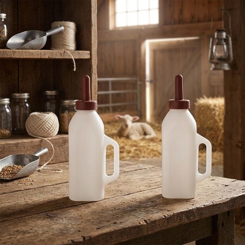 Calf feeding bottle with - feeding,