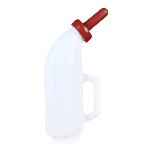 Farm calf feeding bottle with - calf,