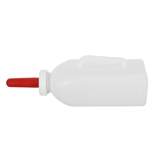 White plastic calf feeding - plastic,