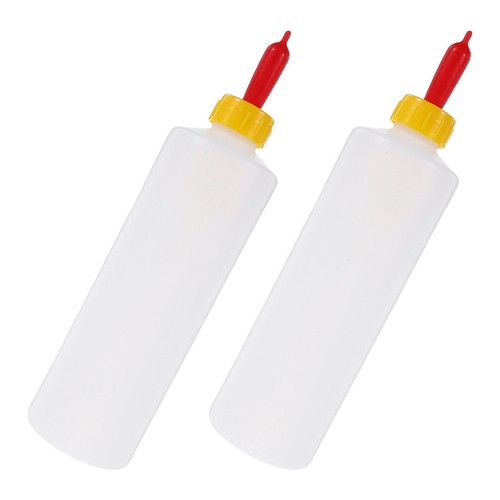 Plastic lamb feeding bottle - plastic,